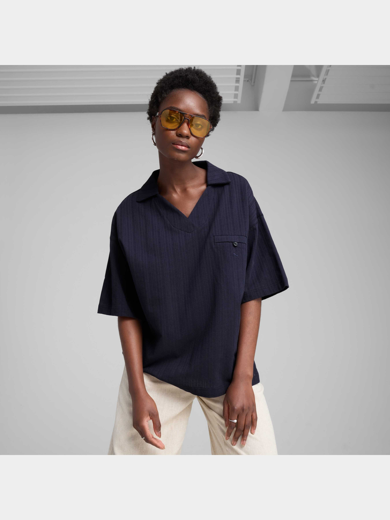 Поло PUMA Yona Oversized Polo модель 629386 Фото