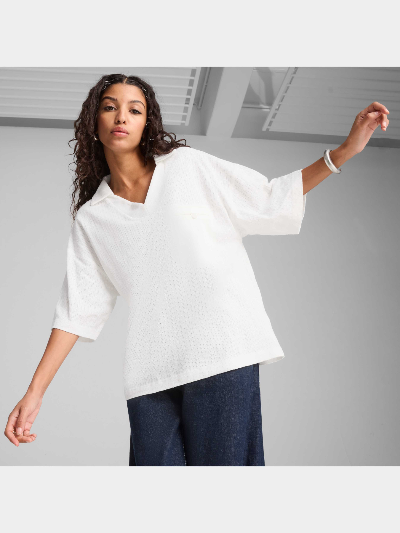 Поло PUMA Yona Oversized Polo модель 629386 Поло PUMA Yona Oversized Polo модель 629386 Фото