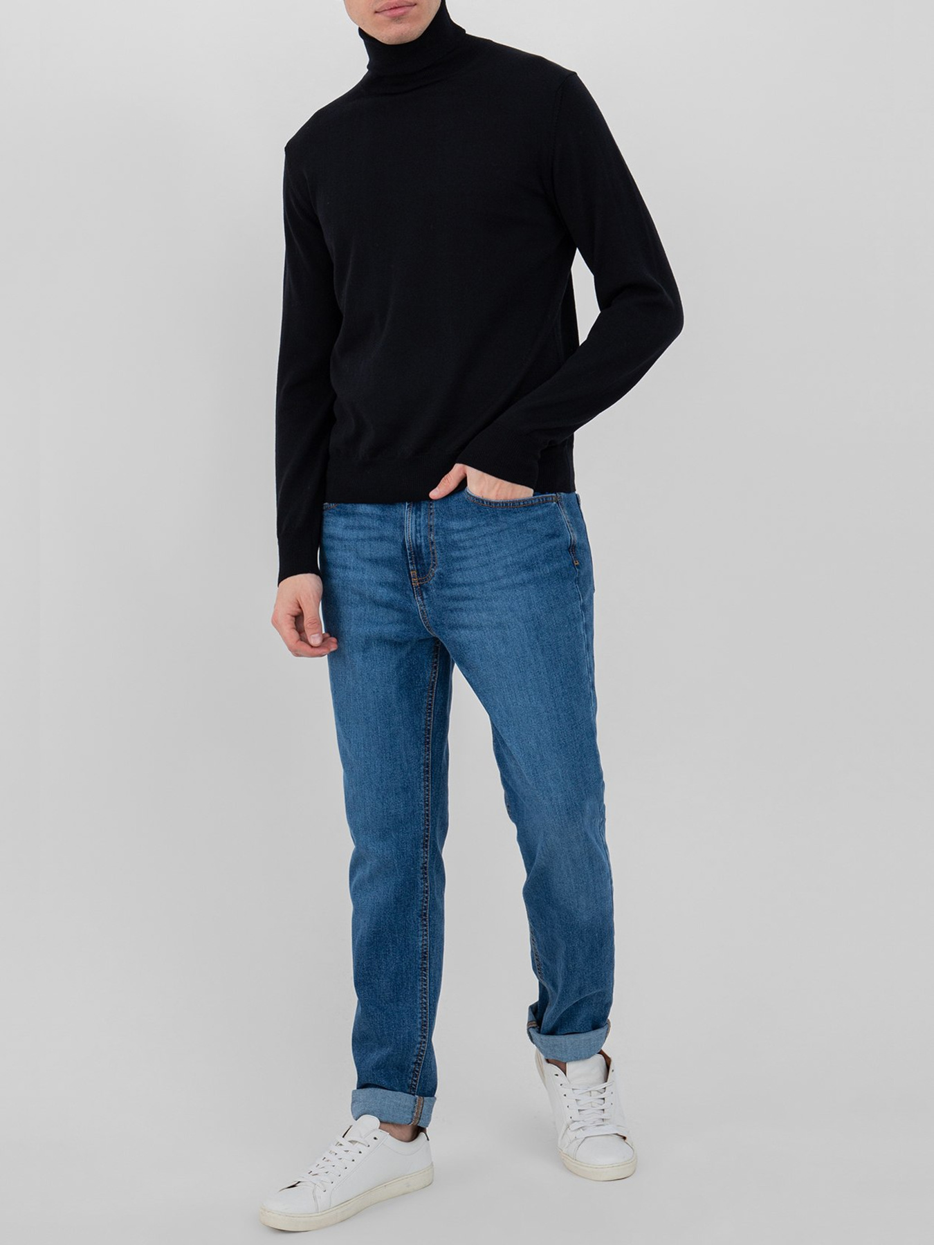 Водолазка BOTTEGA модель BOT4203_BLACK Фото