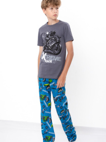 Пижама Носи своє модель 6376-002-33-1-avto-moto-temna-bryuza Фото