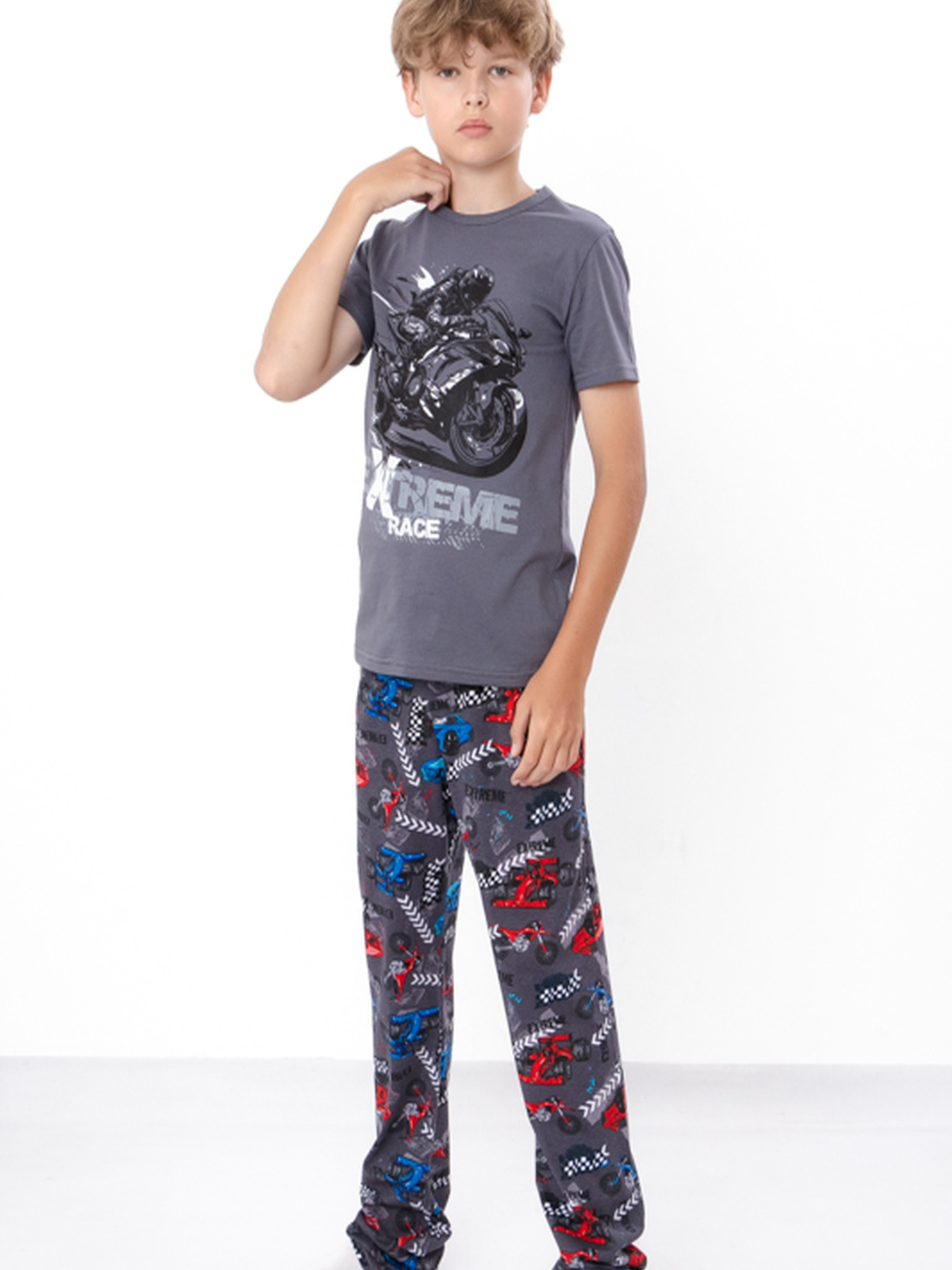 Пижама Носи своє модель 6376-002-33-1-avto-moto-temnij-graft Пижама Носи своє модель 6376-002-33-1-avto-moto-temnij-graft Фото