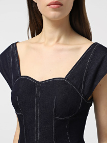 Сарафан A.G.N.A модель AG-1021-NAVY Сарафан A.G.N.A модель AG-1021-NAVY Фото