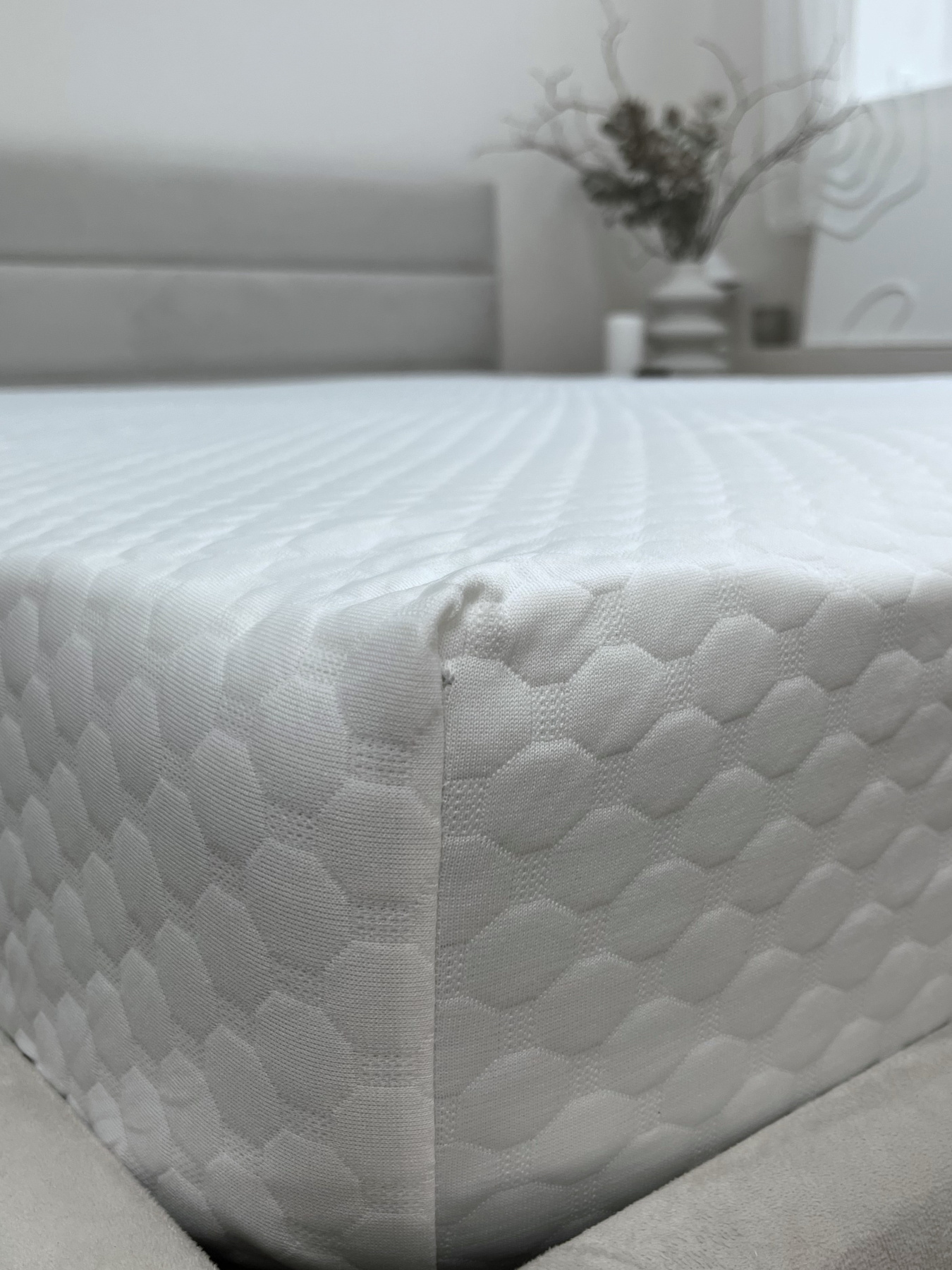 Наматрасник Aqua-stop водонепроницаемый с бортом по периметру Jacquard Ecotton модель 22429 Фото