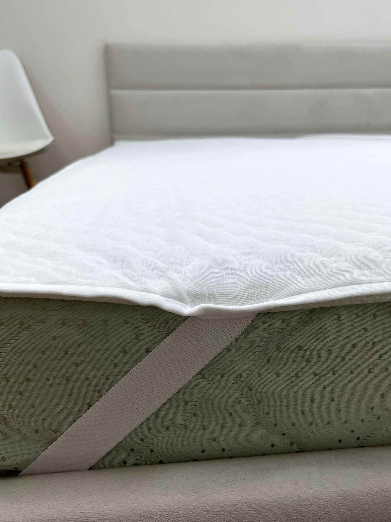 Наматрасник Aqua-stop водонепроницаемый с резинкой по углам Jacquard Ecotton модель 22281 Фото