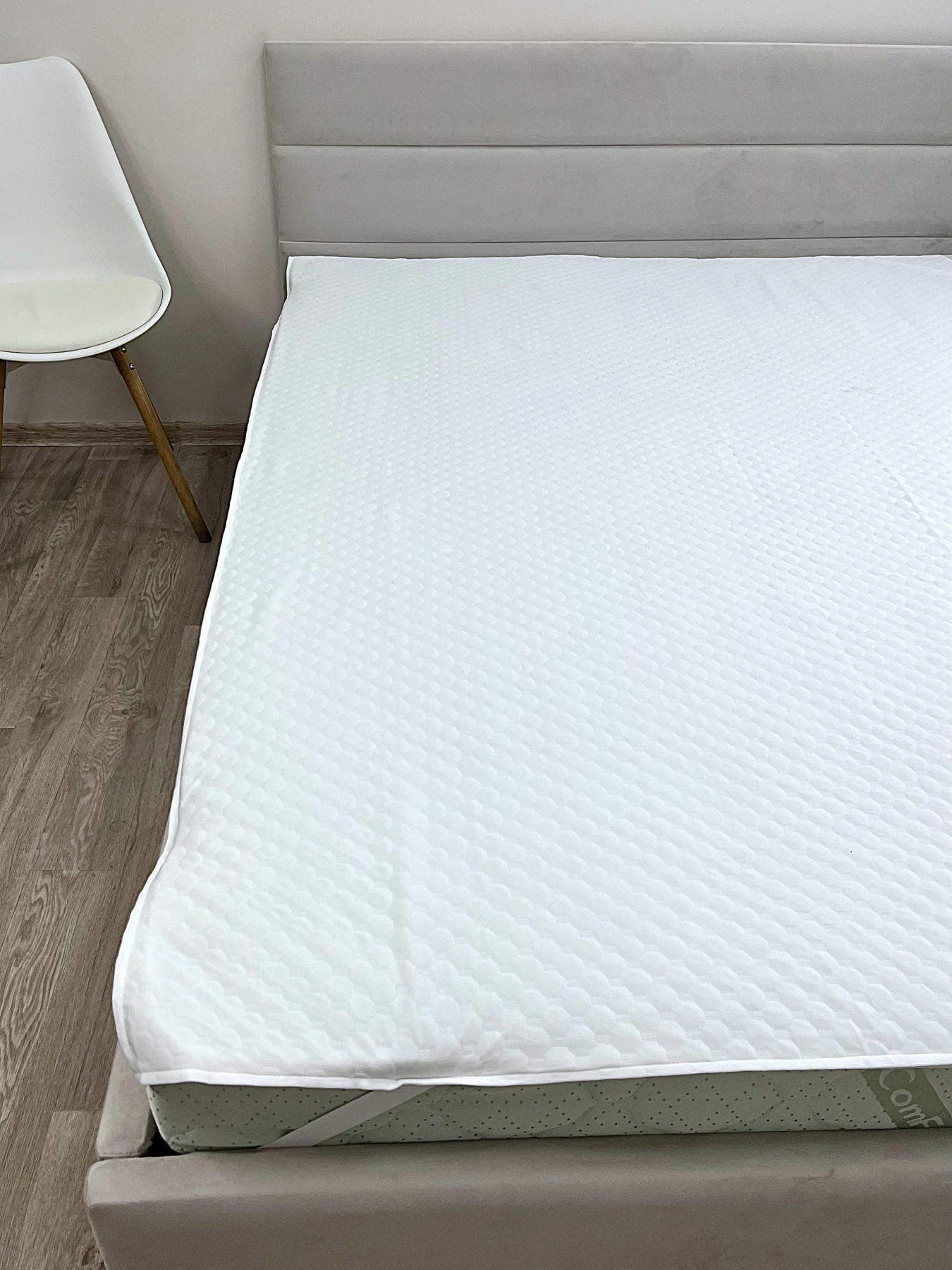 Наматрасник Aqua-stop водонепроницаемый с резинкой по углам Jacquard Ecotton модель 22281 Фото