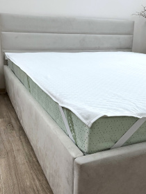 Наматрасник Aqua-stop водонепроницаемый с резинкой по углам Jacquard Ecotton модель 22281 Фото