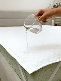 Наматрасник Aqua-stop водонепроницаемый с резинкой по углам Jacquard Ecotton модель 22281 Фото