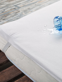 Наматрасник Aqua-stop водонепроницаемый с резинкой по углам махровый Ecotton модель 19682 Фото
