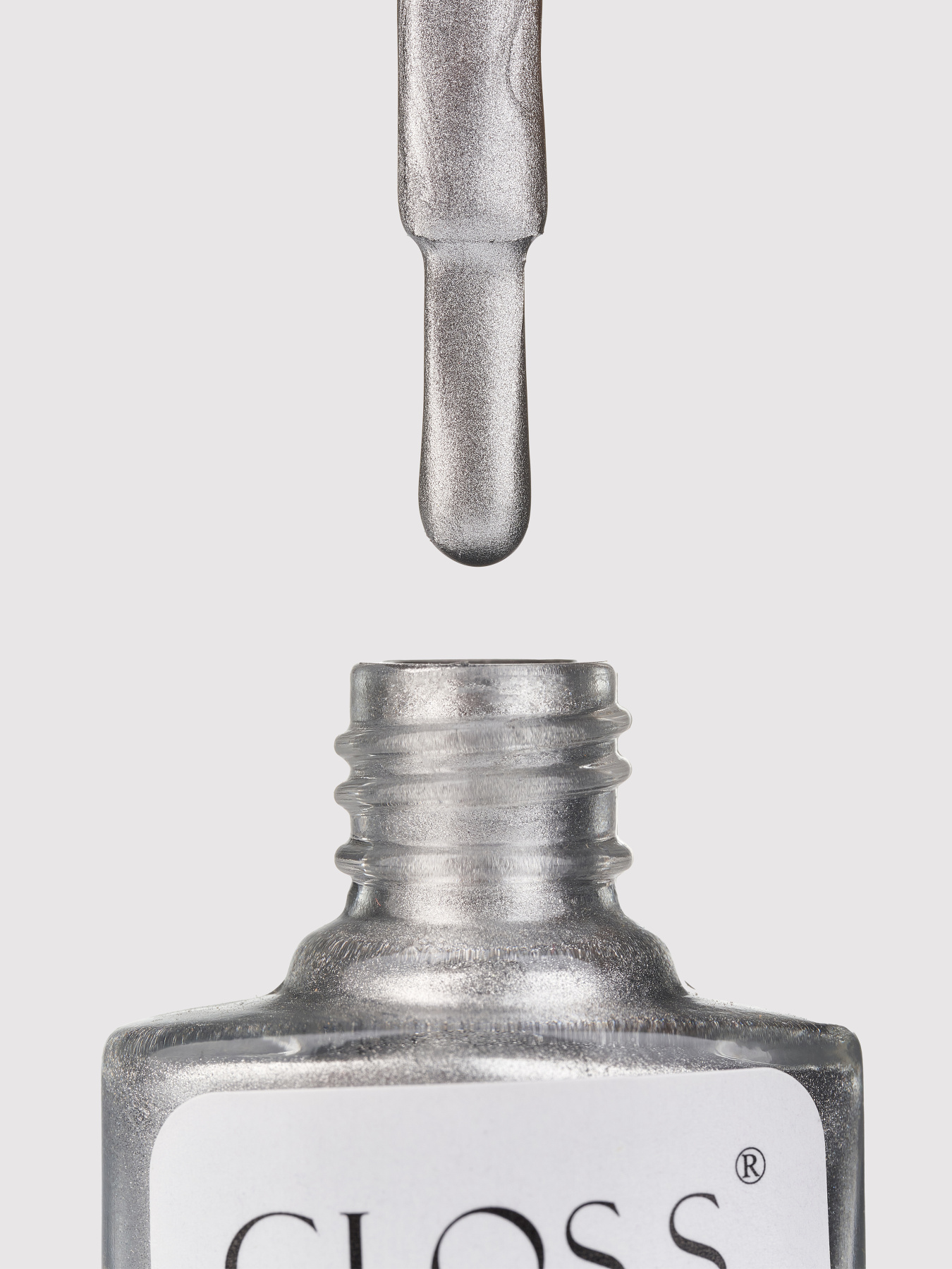 Лак для стемпінгу GLOSS Stamping polish 04, сірий перламутровий GLOSS COMPANY модель 4823271409701 Фото