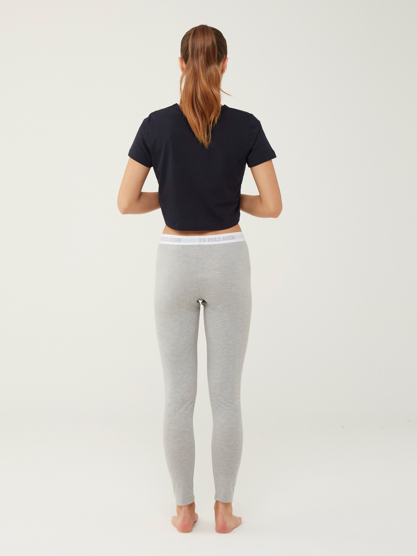 Спортивні леггінси US Polo модель P16605GM Фото