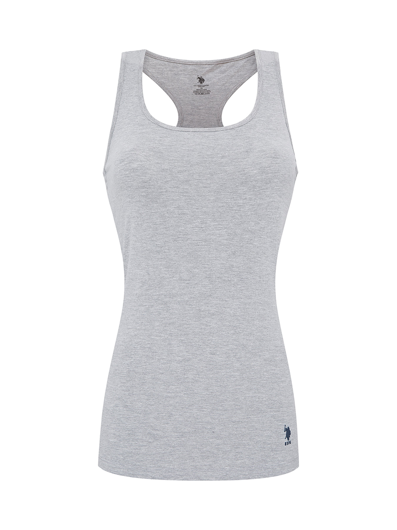 Майка US Polo модель P66001GM Фото