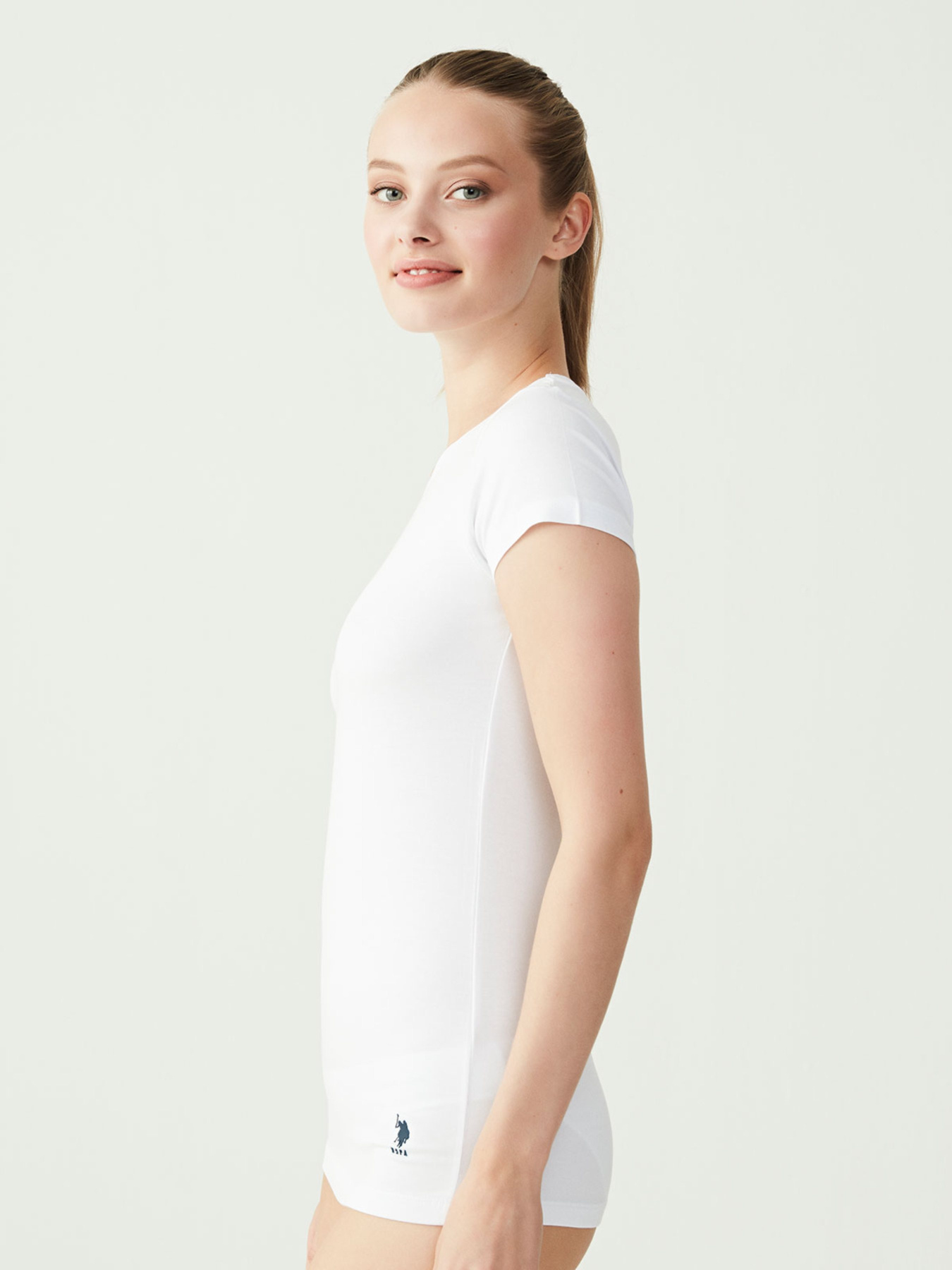 Футболка US Polo модель P66002W Футболка US Polo модель P66002W Фото