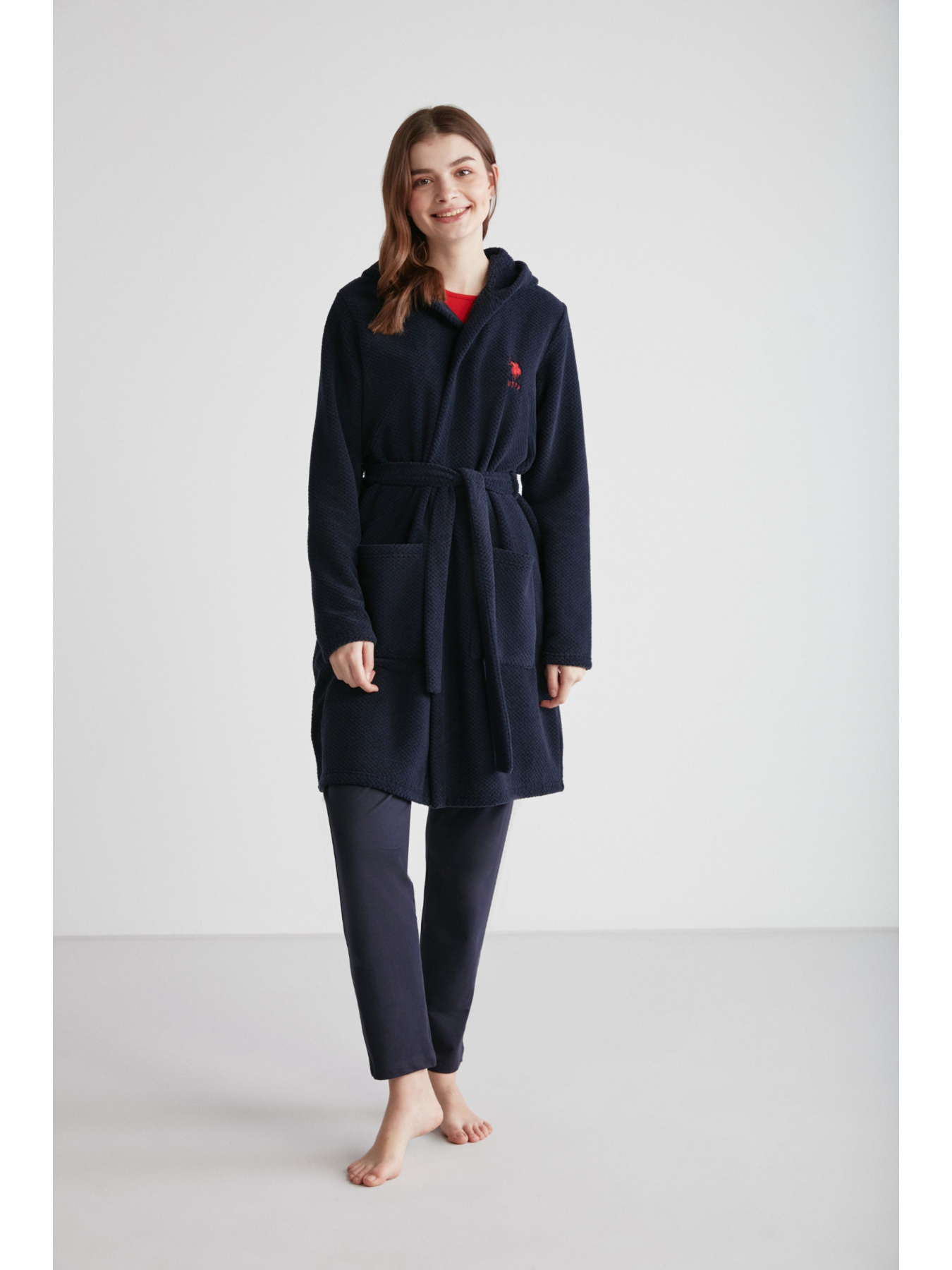 Халат US Polo модель P16964N Фото