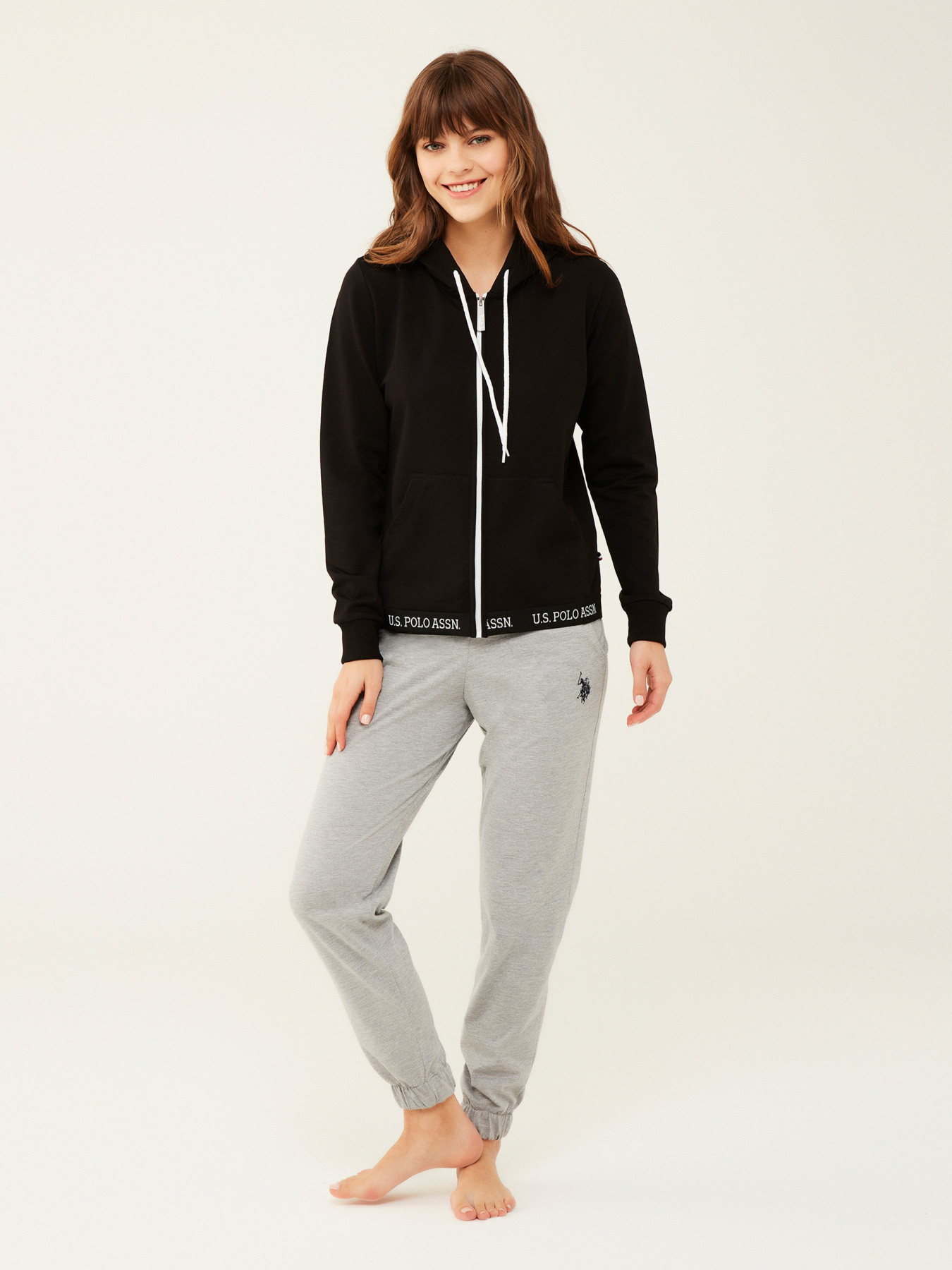 Худи US Polo модель P16599B Фото