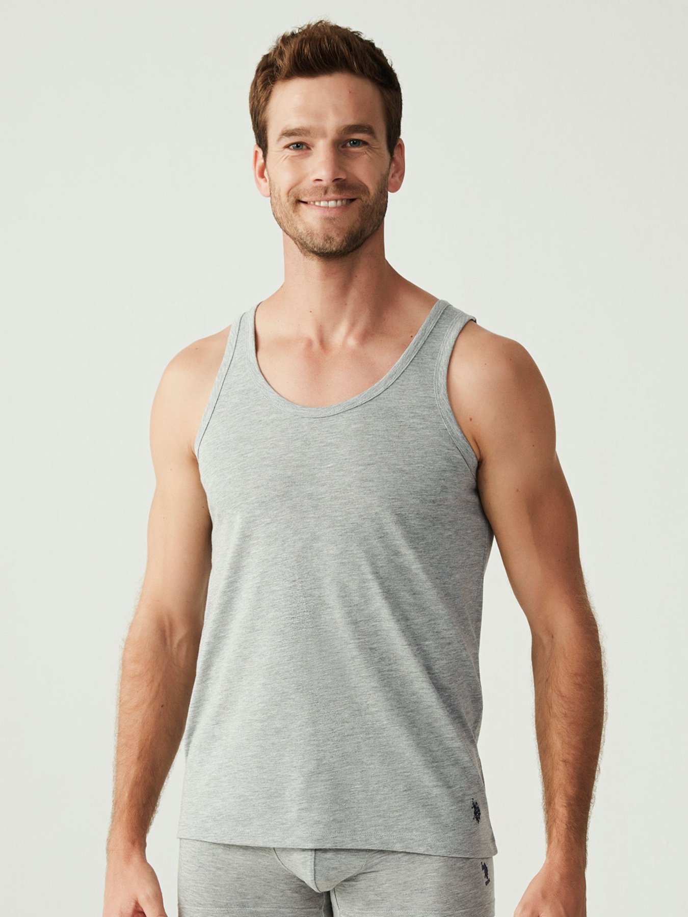 Майка US Polo модель P80189SETGM Фото