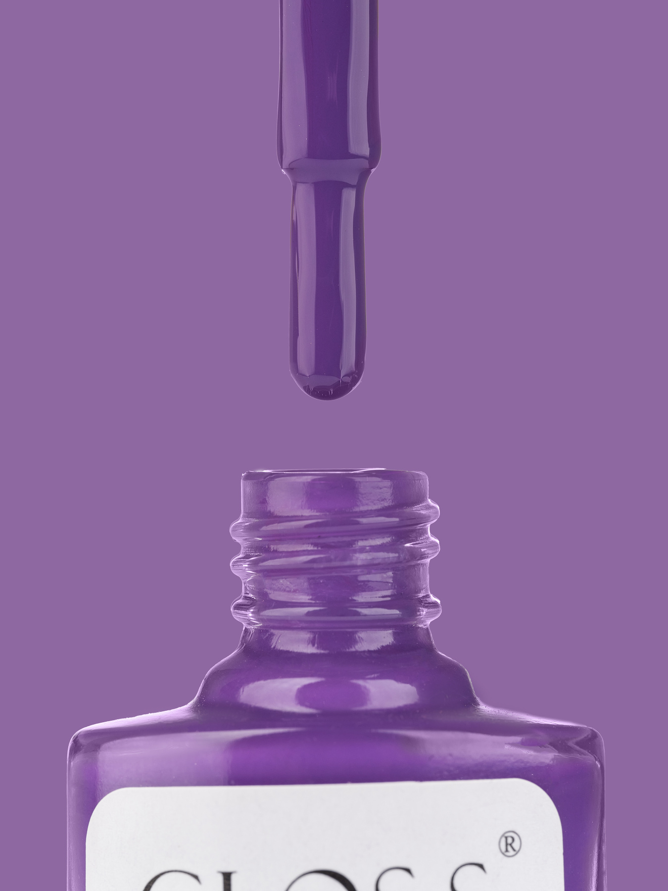 Лак для стемпінгу GLOSS Stamping polish 10, баклажановий GLOSS COMPANY модель 4823271409763 Фото