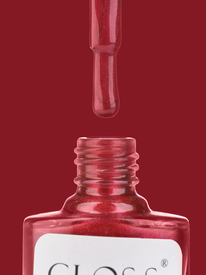 GLOSS COMPANY ­Лак для стемпінгу GLOSS Stamping polish 14, вишневий перламутровий модель 4823271409800 — фото - INTERTOP