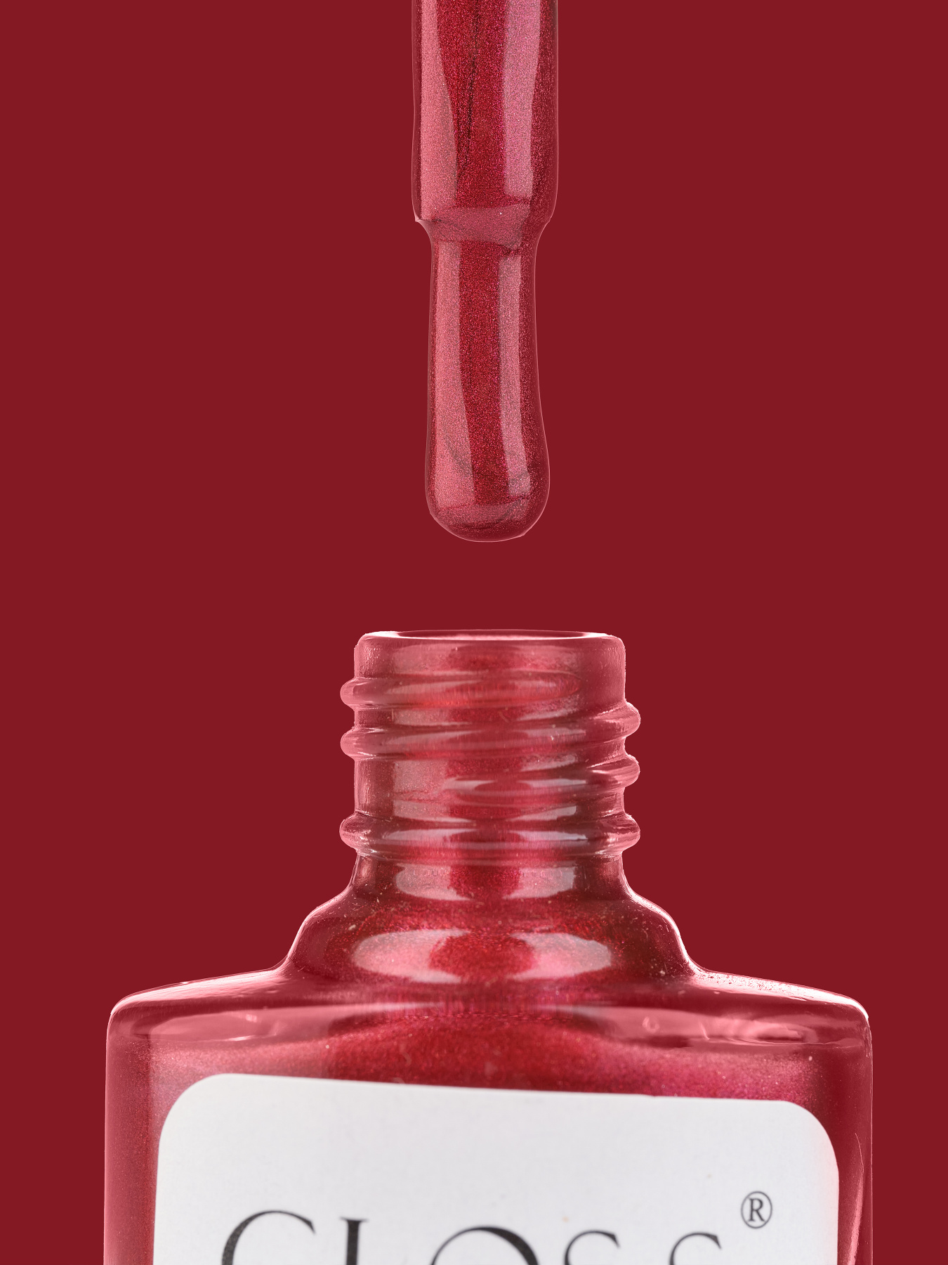 Лак для стемпінгу GLOSS Stamping polish 14, вишневий перламутровий GLOSS COMPANY модель 4823271409800 Фото