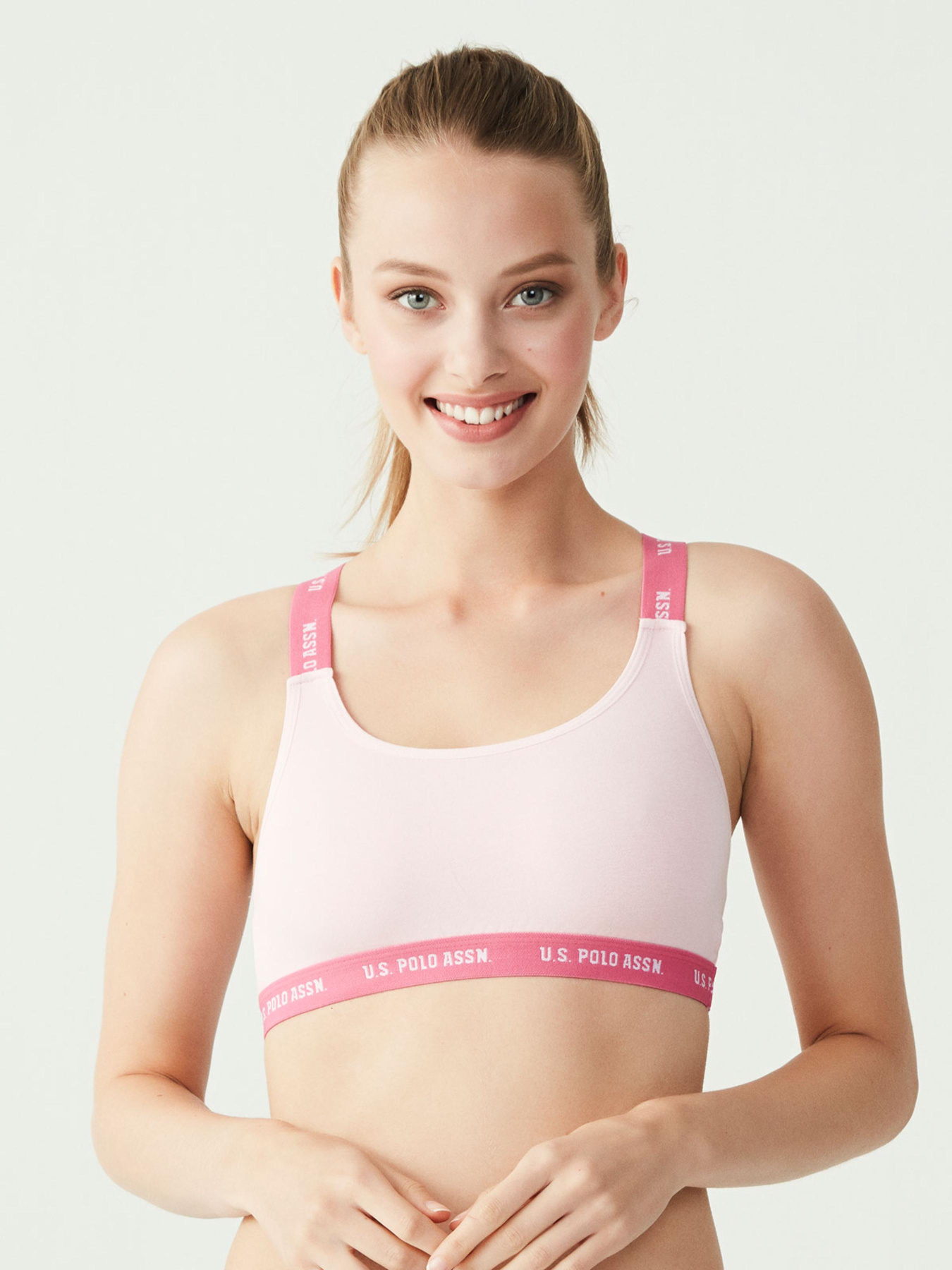 Спортивный топ US Polo модель P66117PK Фото