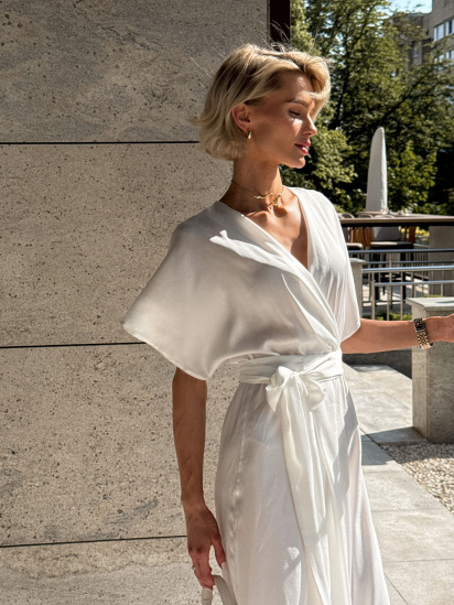 Сукня максі Jadone Fashion модель Rosalia_dres_milk — фото 5 - INTERTOP