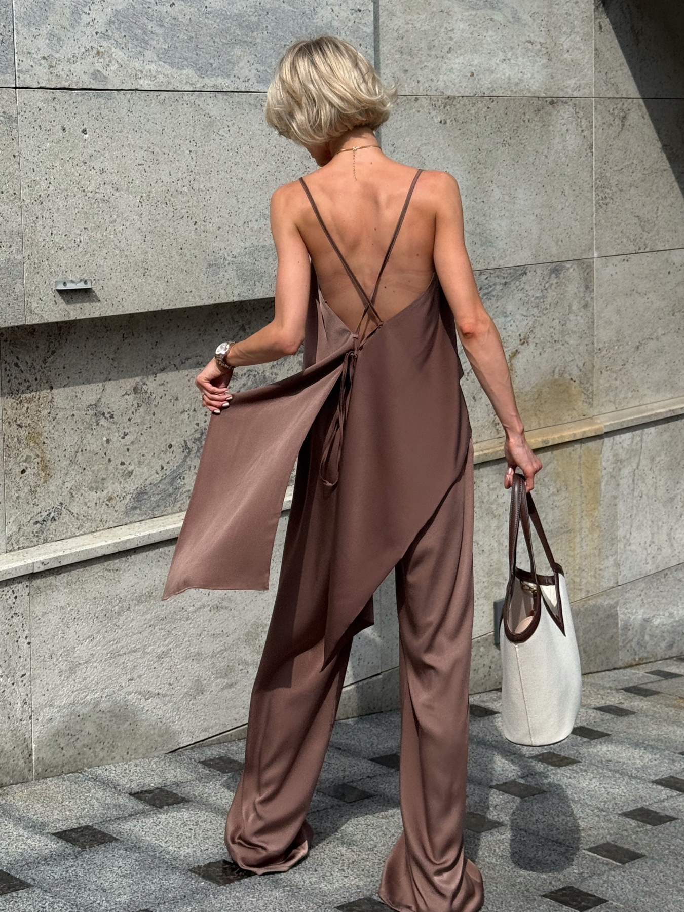 Повсякденний костюм Jadone Fashion модель Single_Chocolate_Costume Повсякденний костюм Jadone Fashion модель Single_Chocolate_Costume Фото