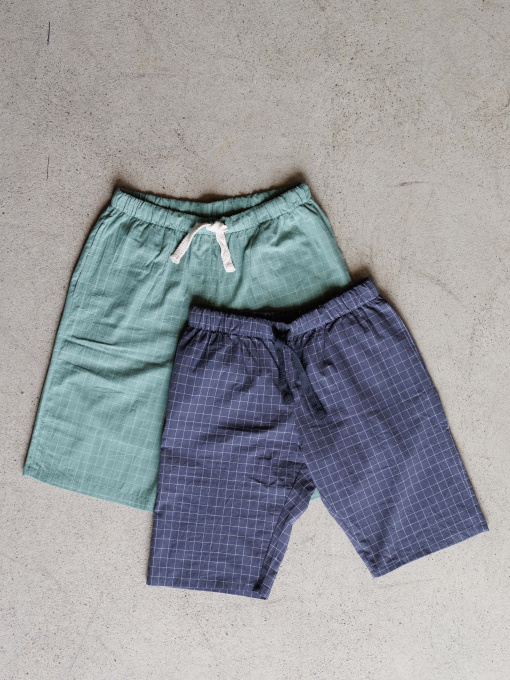 Набор шорт домашних в клеточку модель 030688 Фото