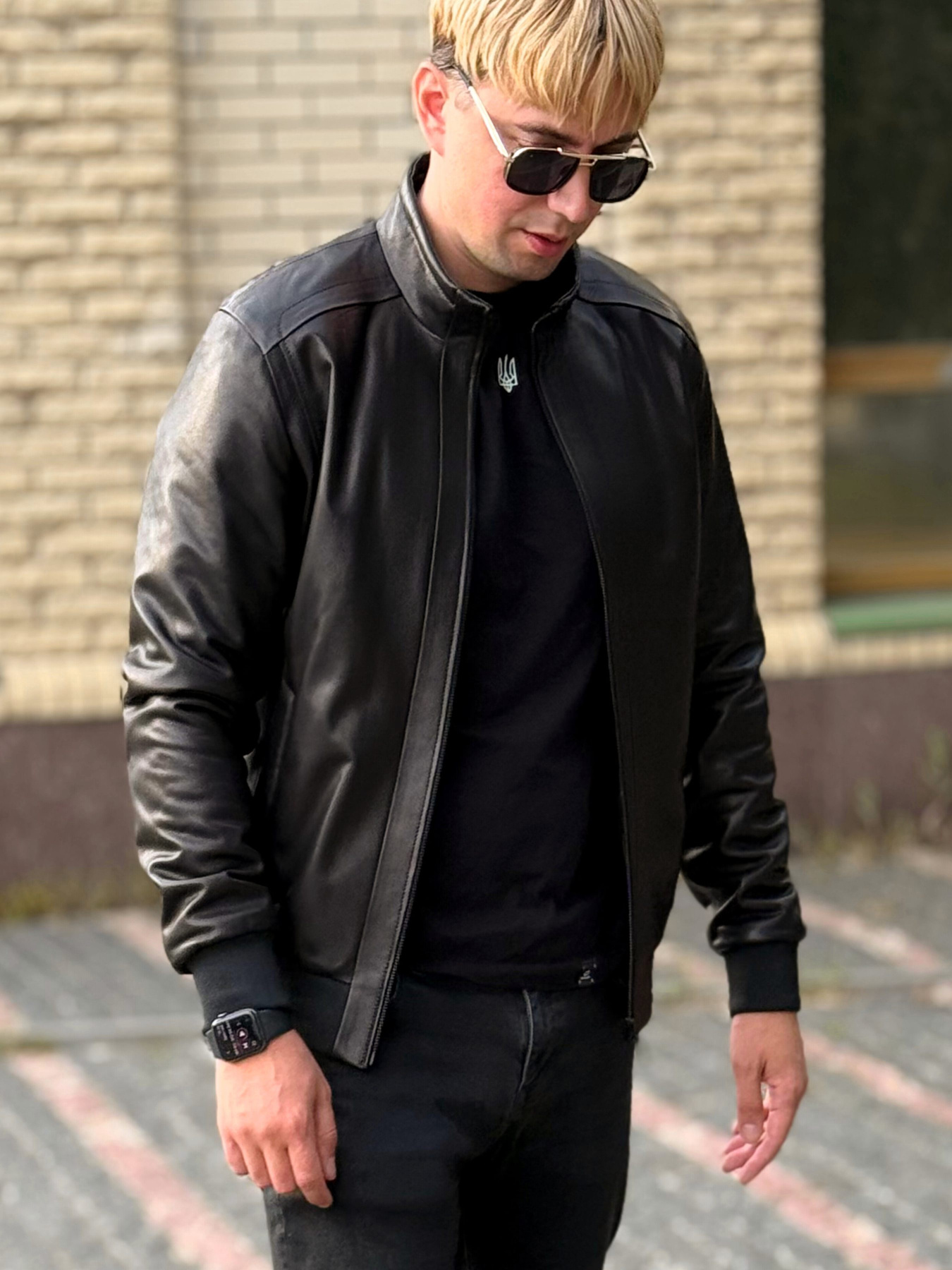 Куртка кожаная Legessy модель A928-IZROL65ZI Фото