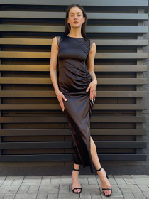 Платье макси CAT ORANGE модель 5826 Платье макси CAT ORANGE модель 5826 Фото