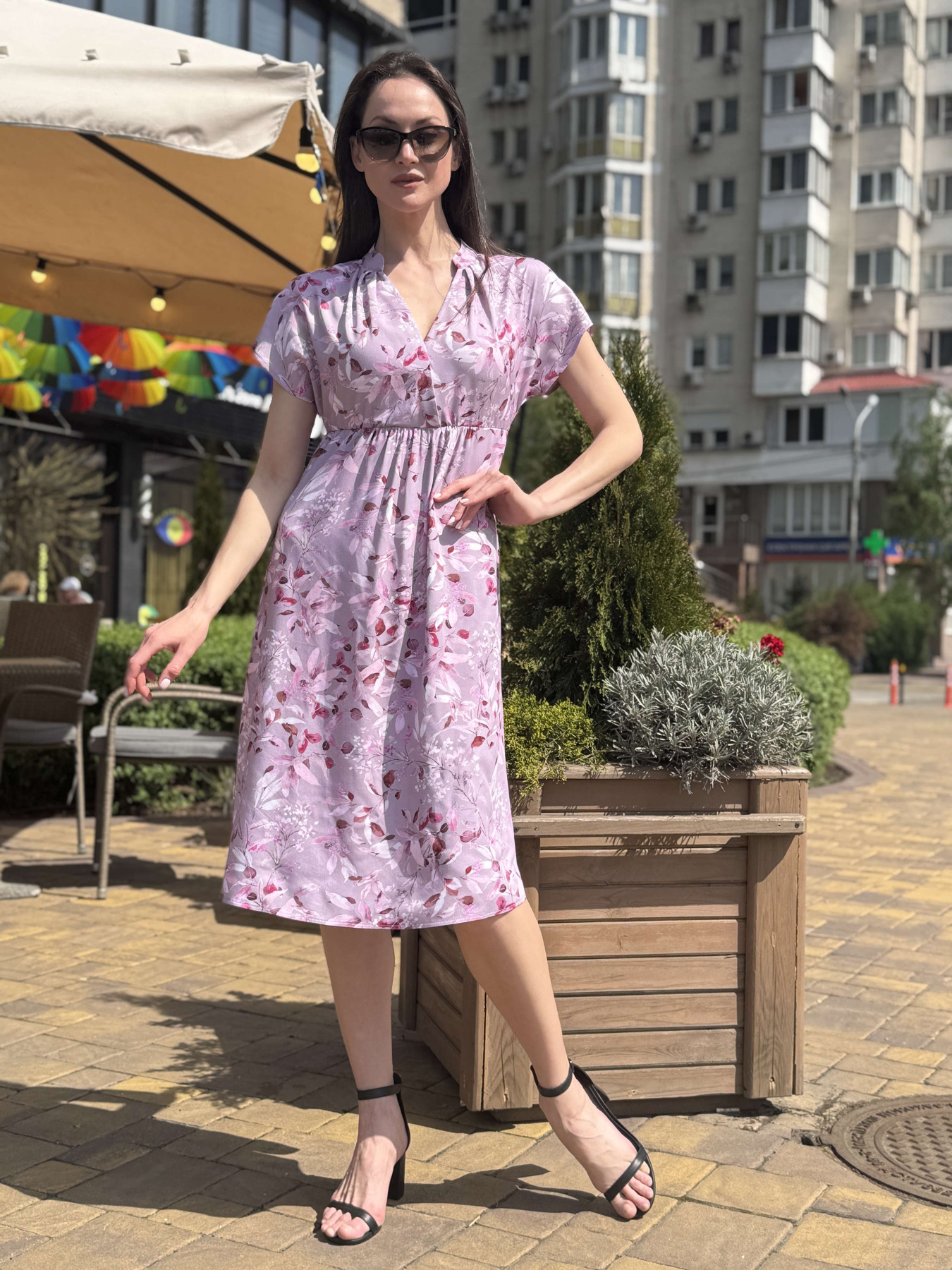 Сукня міді CAT ORANGE модель 5827 Фото