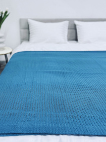 Покрывало Pique хлопковое Atlantic в крафтовой подарочной коробке Ecotton модель 24535 Фото