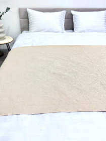 Покрывало Pique хлопковое Natural в крафтовой подарочной коробке Ecotton модель 24532 Фото