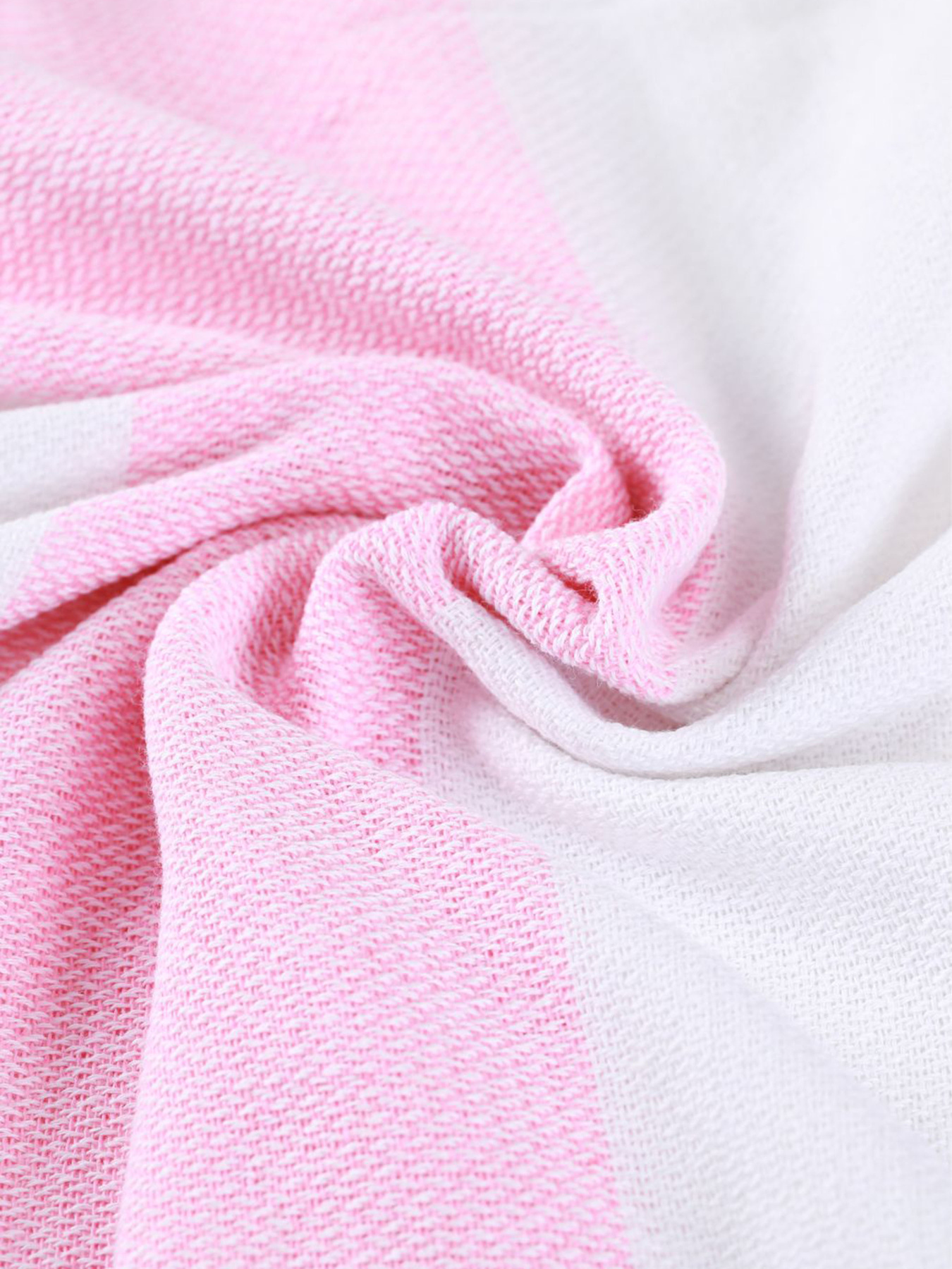 Полотенце пештемаль хлопковое для ванной, отелей, SPA, саун, бани - XХL Pink/Blue Stripes Lovely Svi  модель 7032025 Фото