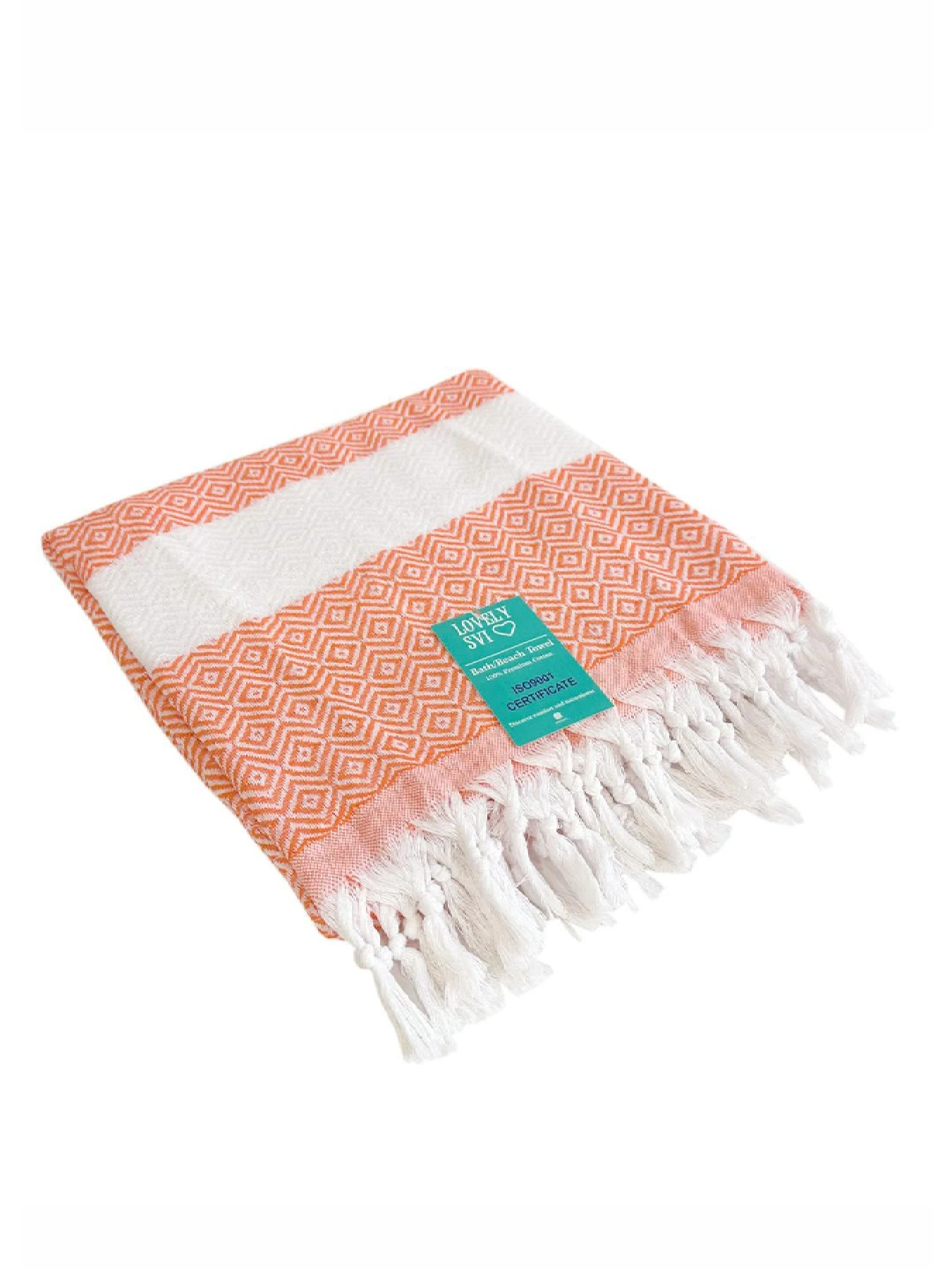 Рушник пештемаль бавовняний для ванної, басейну, пляжа, хамам, spa, саун - XХL Кораловий Lovely Svi модель 35617 Рушник пештемаль бавовняний для ванної, басейну, пляжа, хамам, spa, саун - XХL Кораловий Lovely Svi модель 35617 Фото