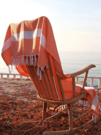 Рушник пештемаль бавовняний для ванної, басейну, пляжа, хамам, spa, саун - XХL Кораловий Lovely Svi модель 35617 Рушник пештемаль бавовняний для ванної, басейну, пляжа, хамам, spa, саун - XХL Кораловий Lovely Svi модель 35617 Фото