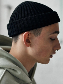 Шапка TUR Леон модель 00001076-чорний Фото