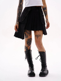 Спідниця міні TUR Даркнес модель 00007113-чорний Фото