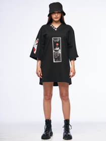 Платье-футболка TUR модель 000012279 Платье-футболка TUR модель 000012279 Фото