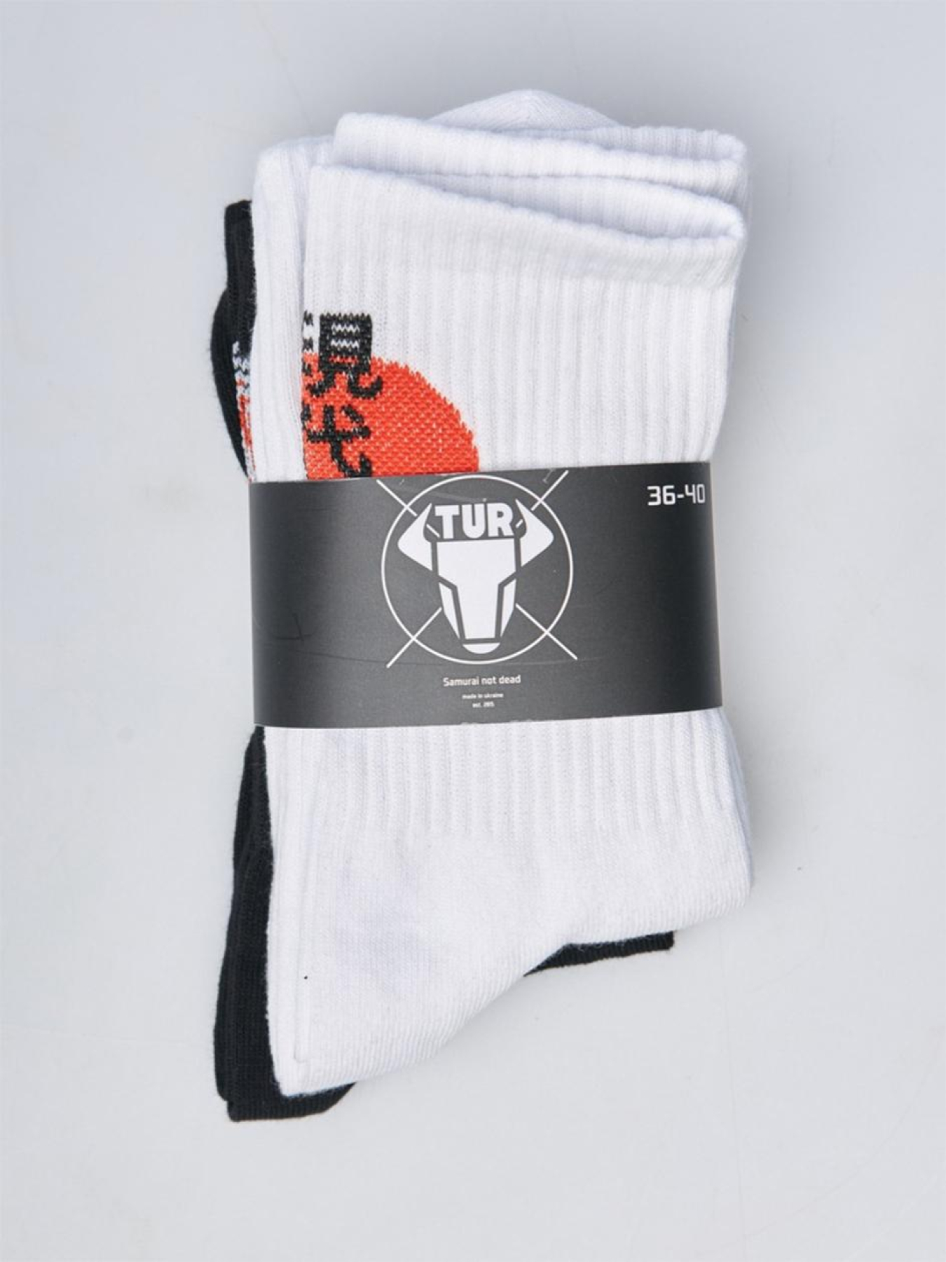 Набір шкарпеток TUR Японія модель 00004466-чорно-білий Фото