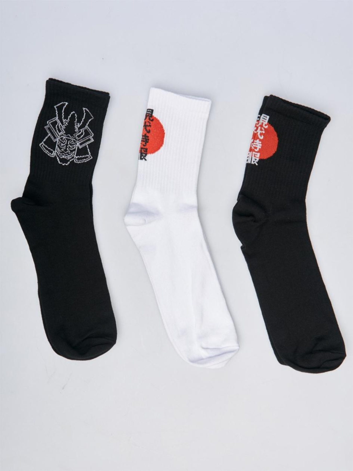 Набор носков TUR Японія модель 00004467-чорно-білий Фото