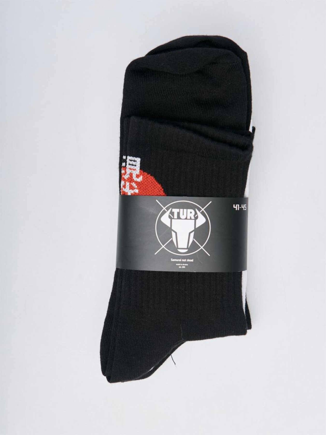 Набор носков TUR Японія модель 00004467-чорно-білий Фото