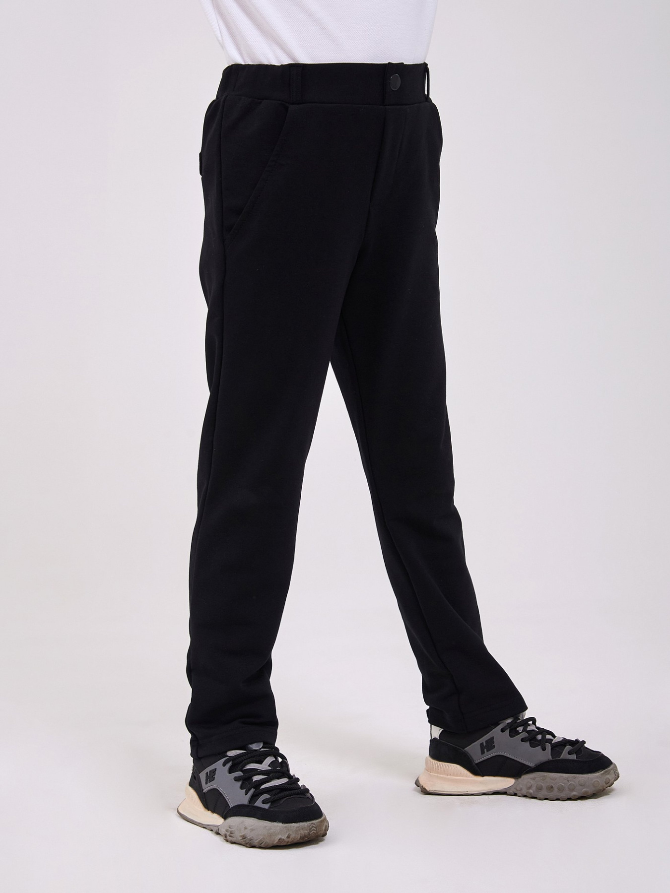 Штани повсякденні SMIL модель smil_115660-cernyj Фото