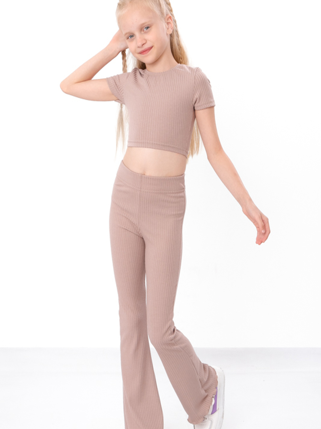 Брюки повседневные Носи своє модель 6478-103-kava Фото