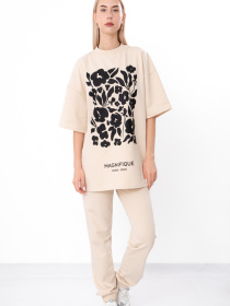 Повсякденний костюм Носи своє модель 8399-057-33-1-kremovij Фото