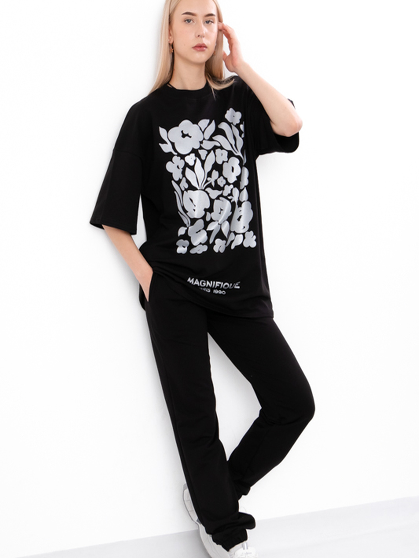 Повсякденний костюм Носи своє модель 8399-057-33-1-chornij Фото