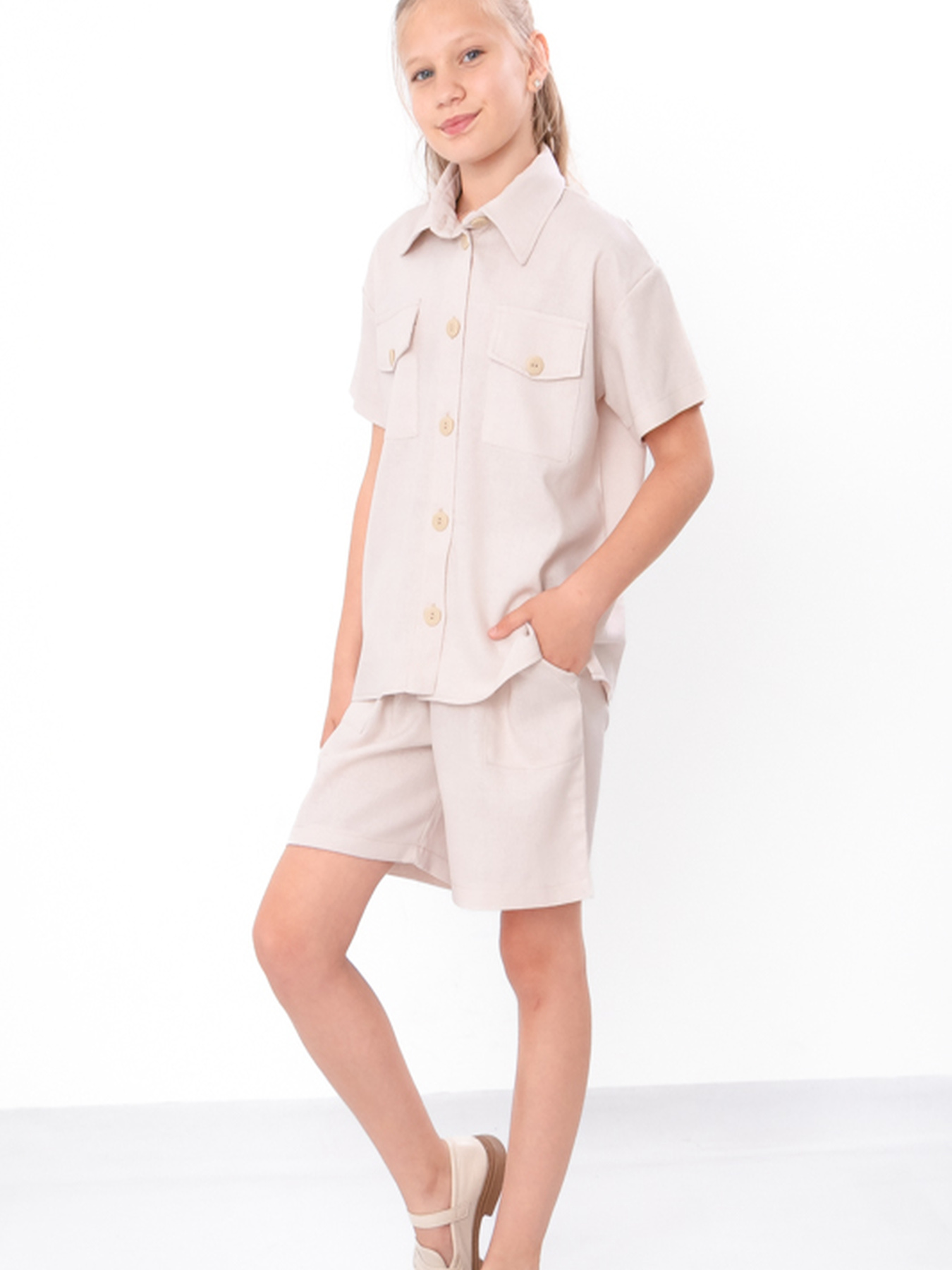 Повсякденний костюм Носи своє модель 6482-070-kremovij Фото