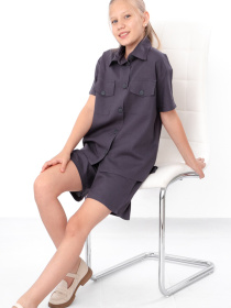 Повседневный костюм Носи своє модель 6482-070-temnij-graft Фото