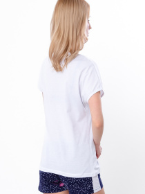 Піжама Носи своє модель 8072-002-33-hrizantema-chornilxno-sinj Фото