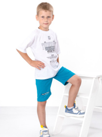 Повсякденні шорти Носи своє модель 6091-001-33-bryuzovo-sinj-ath Фото