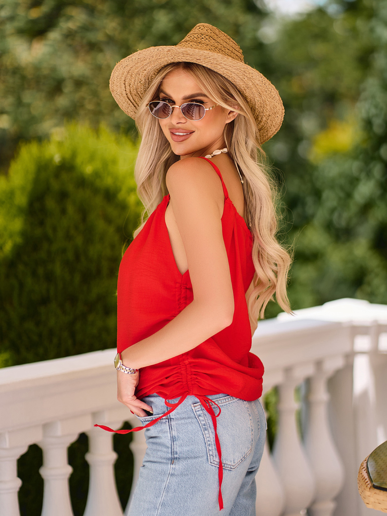 Топ ISSA Plus модель 15222_красный Фото