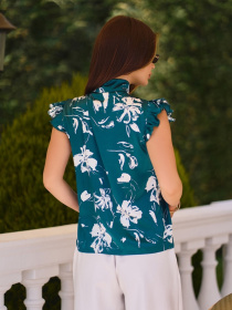 Блуза ISSA Plus модель SA-634_зеленый Фото